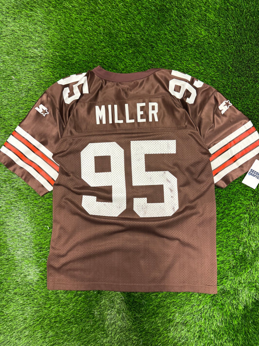 1998 Cleveland Browns Jamir Miller #95 Starter Jersey (L)