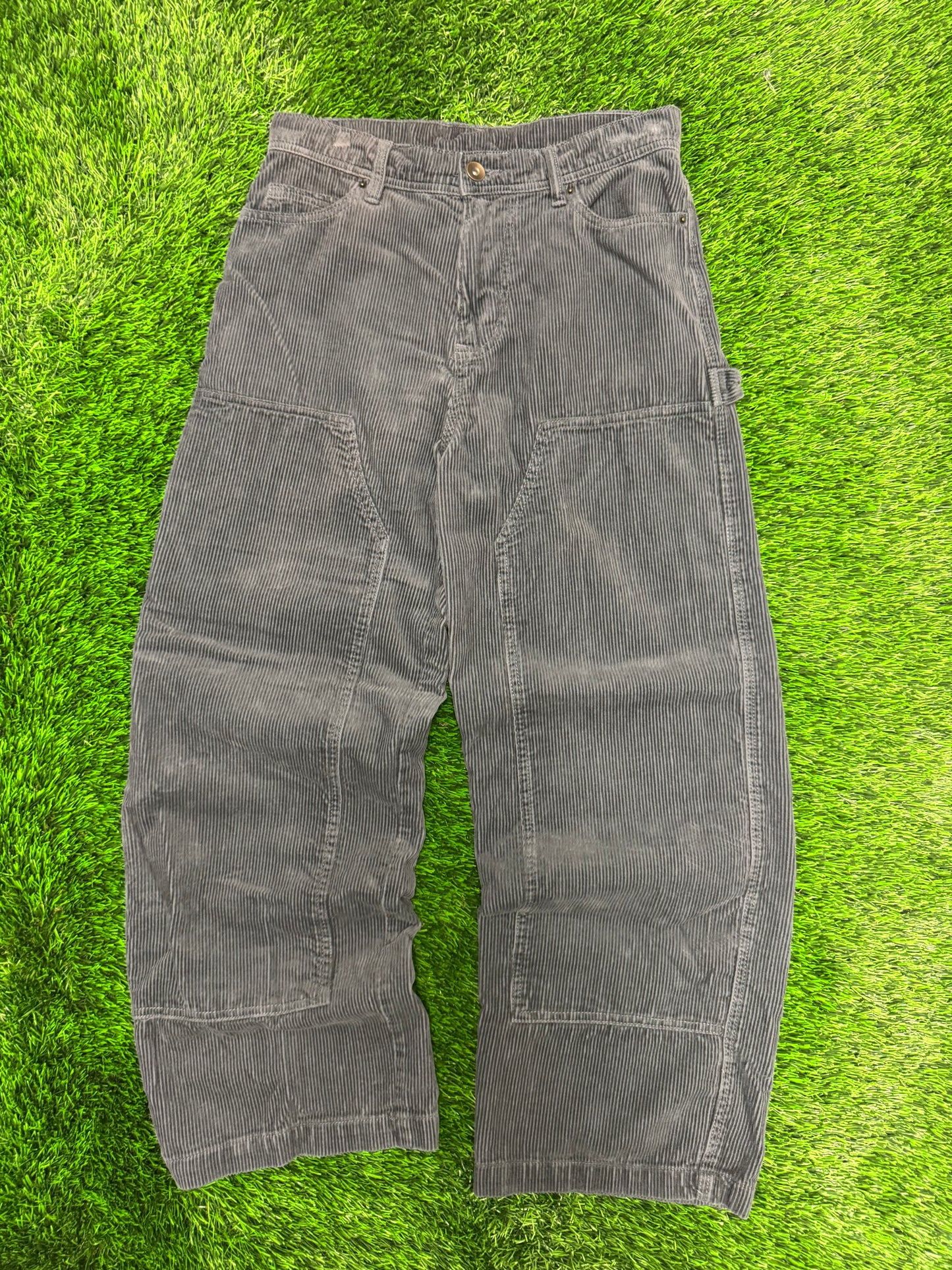 00s Vintage No Boundaries Double Knee Corduroy Baggy Carpenter Pants (30 x 30)