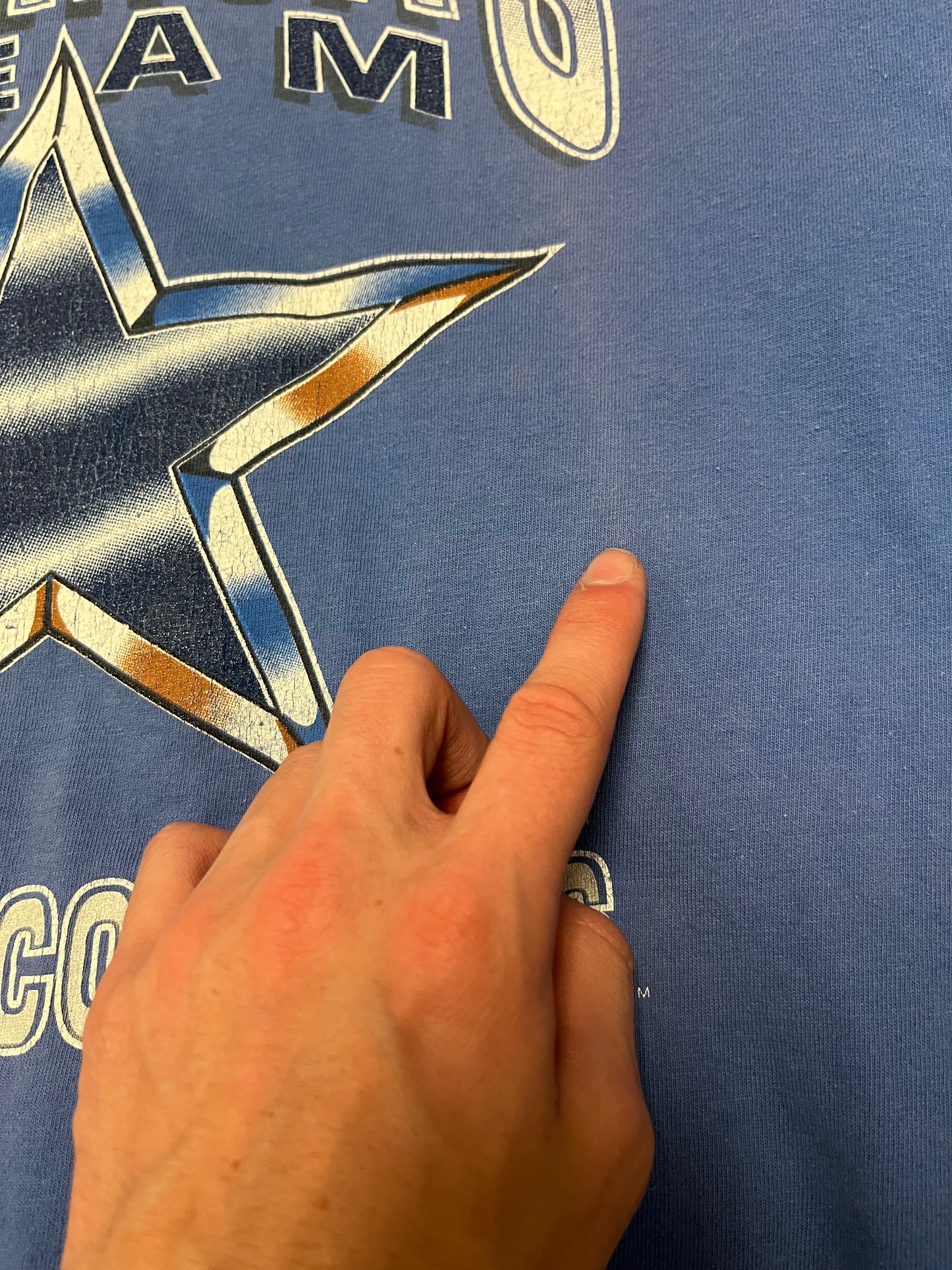 90s Dallas Cowboys America's Team Salem Tee (XL)