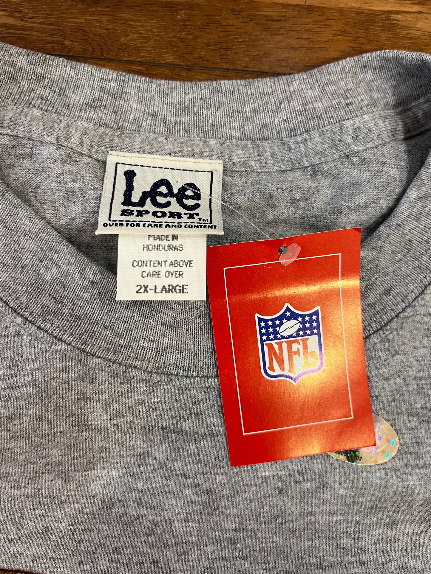 2004 Patriots v Panthers Deadstock Grey Tee (XXL)