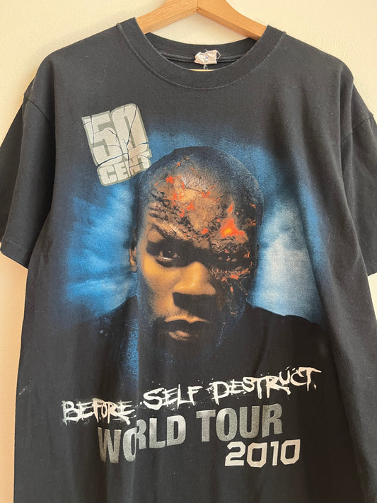 2010 50 Cent "Before I Self Destruct" Music Tour Tee