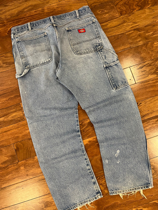00s Dickies Distressed Carpenter Jeans (38 x 32)