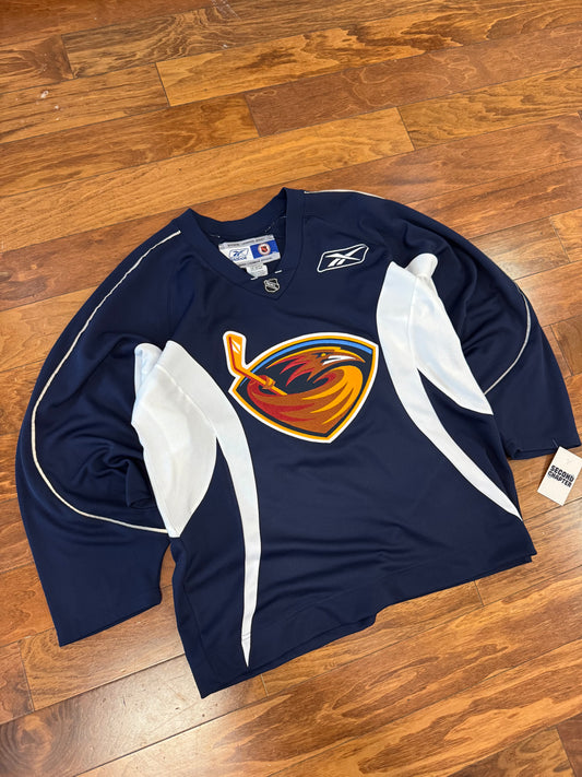 00s Atlanta Thrashers CCM Reebok Jersey (L)