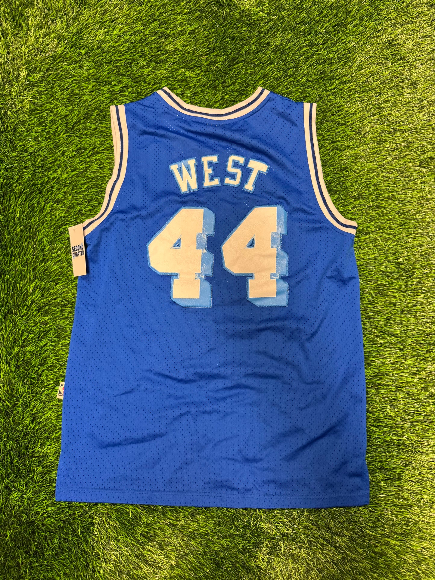 Los Angeles Lakers Jerry West #44 Adidas Hardwood Classics Throwback NBA Jersey (S)