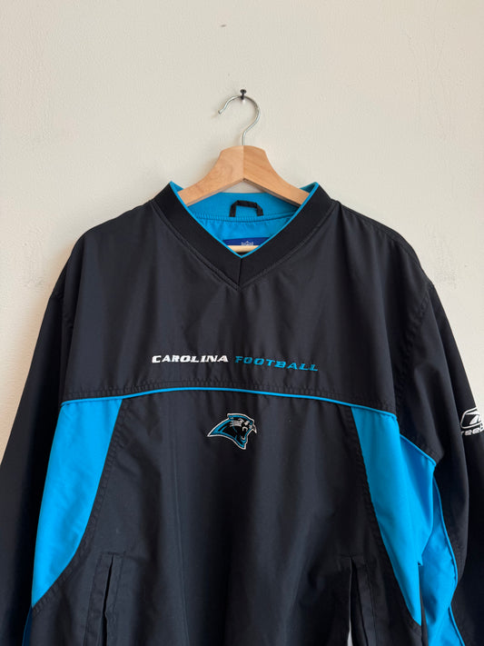 00s Carolina Panthers NFL On Field Reebok Windbreaker (L)