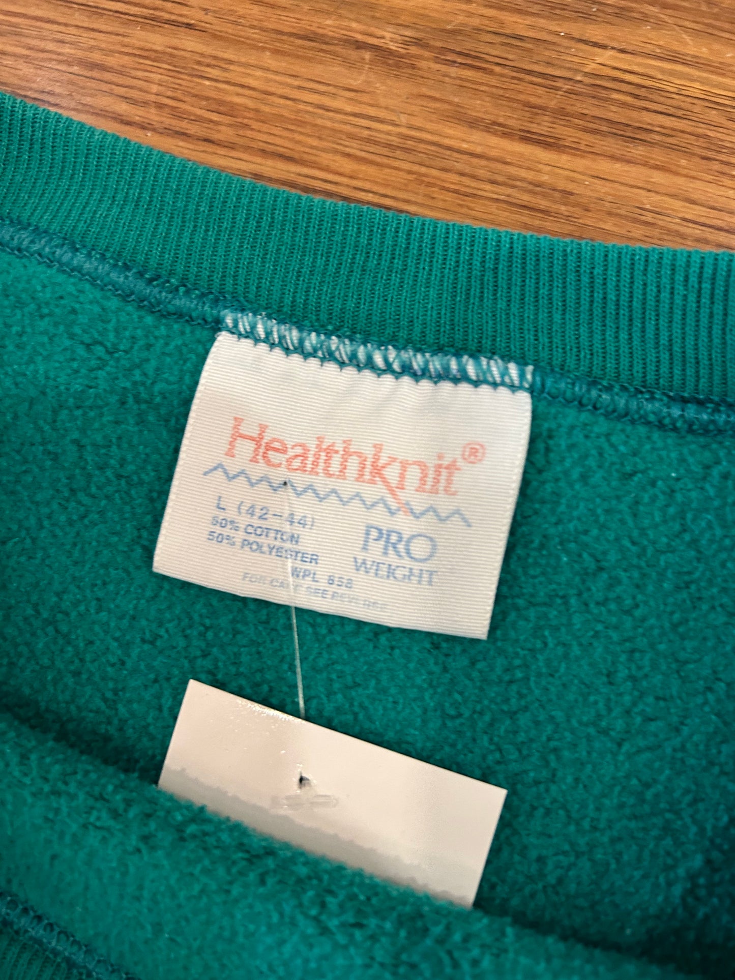 90s Universite De Paris Sabonne Dark Teal Crewneck (L)