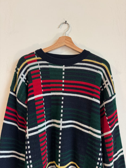 90s Trading Company Striped Essential Sweater (XL)