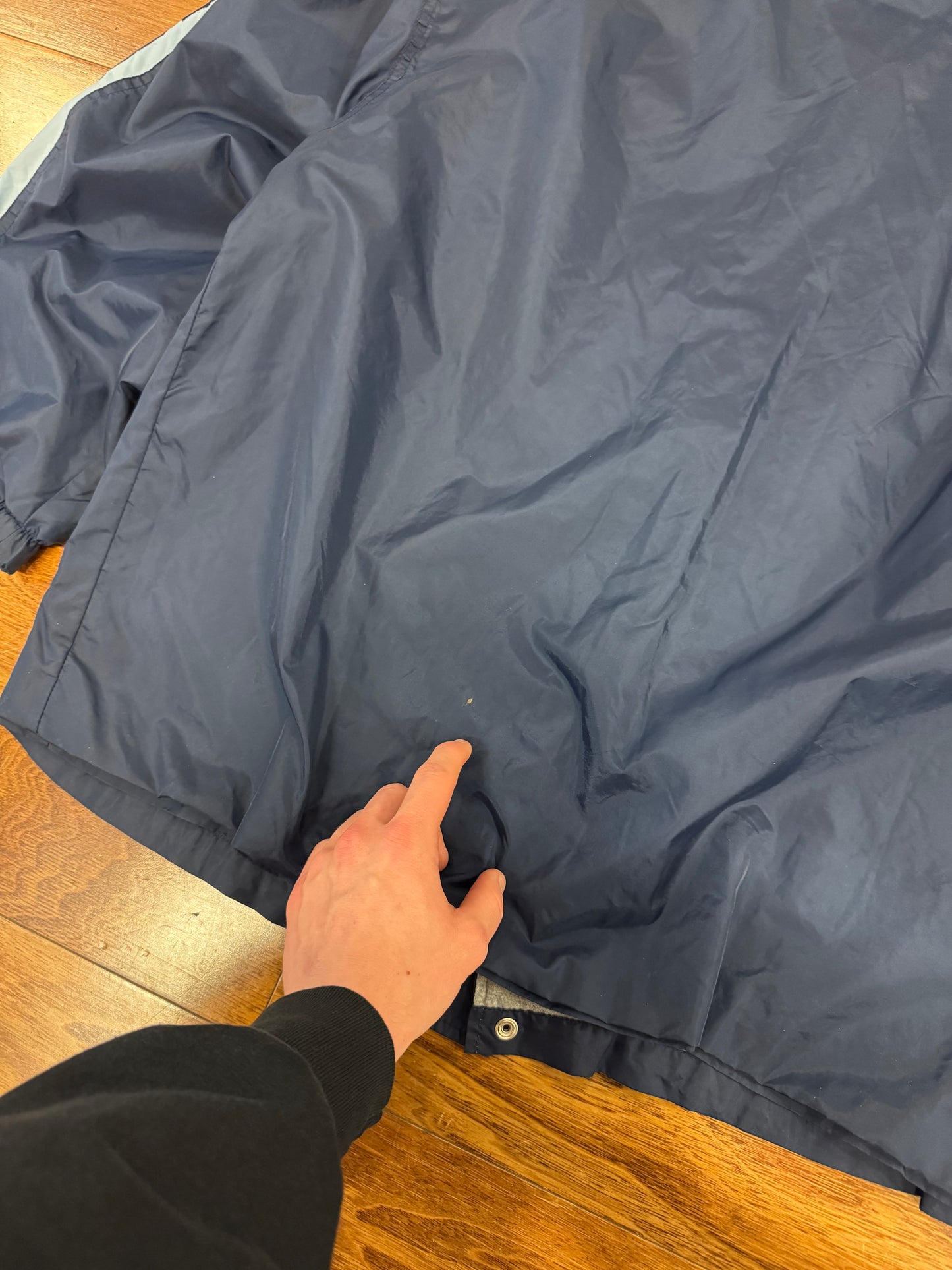 00s UNC Tar Heels Starter Button Down Windbreaker (L)