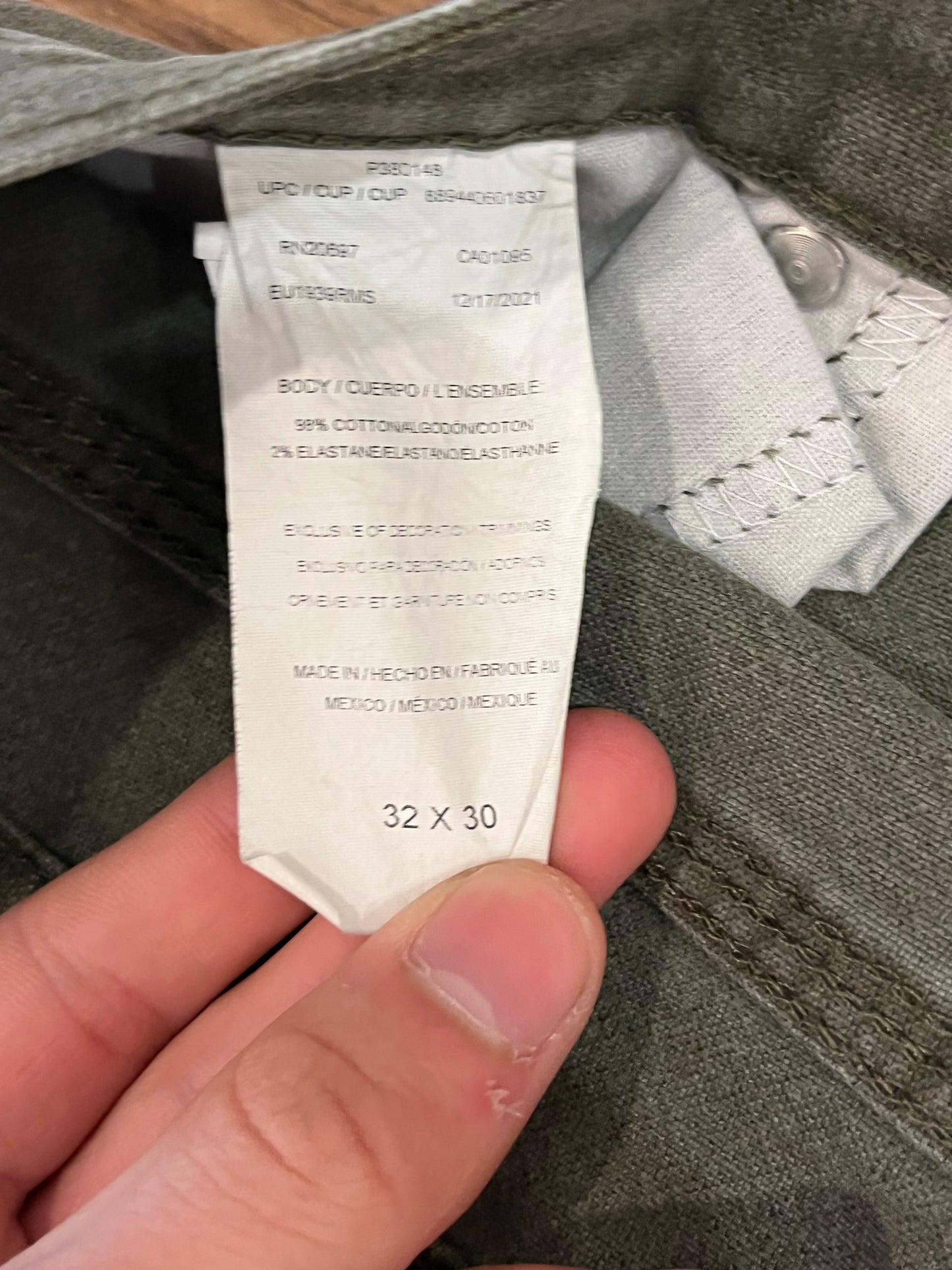 00s Dickies Faded Olive Green Pant (32x29)
