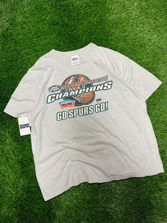 1999 San Antonio Spurs Vintage NBA Western Conference Champions Tee (XXL)