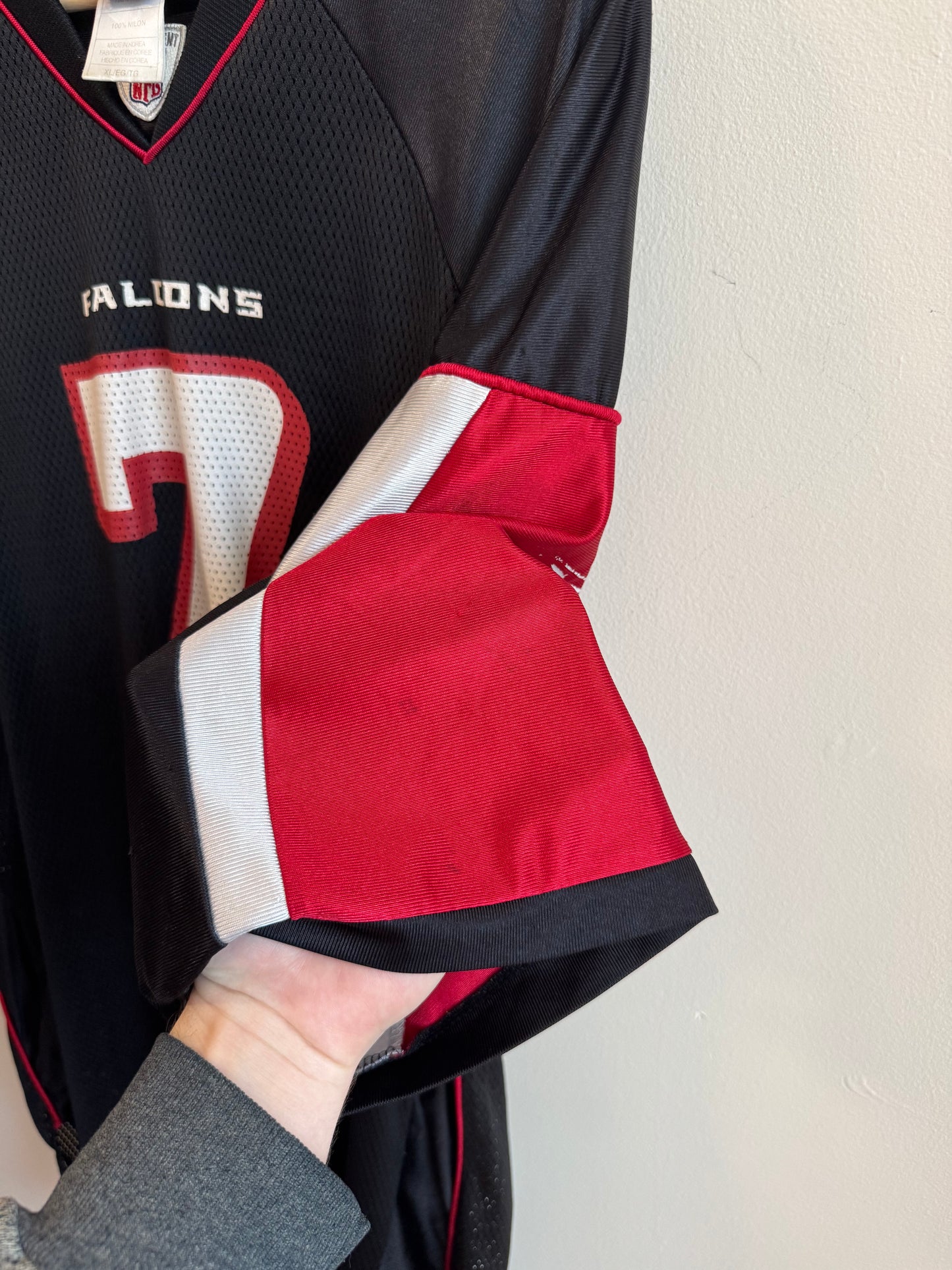 00s Atlanta Falcons Michael Vick Two Tone Reebok Jersey (XL)
