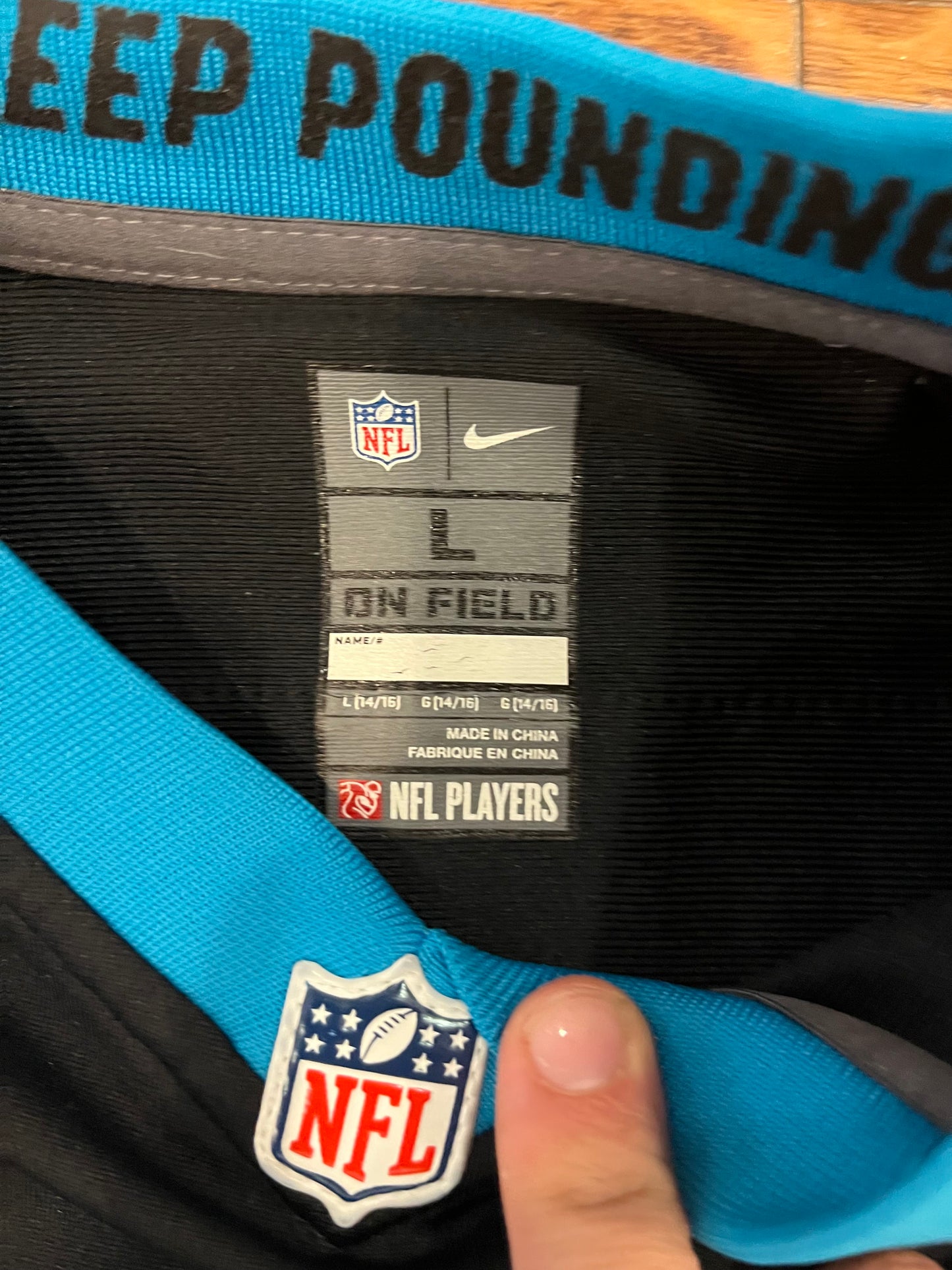 2014 Carolina Panthers Cam Newton Nike Jersey (Youth L)