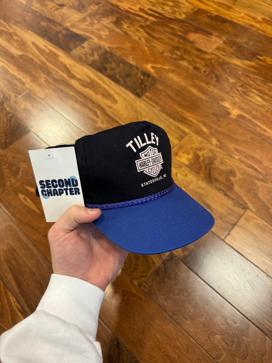 80s Harley Davidson Statesville, NC Tilley Hat (OS)