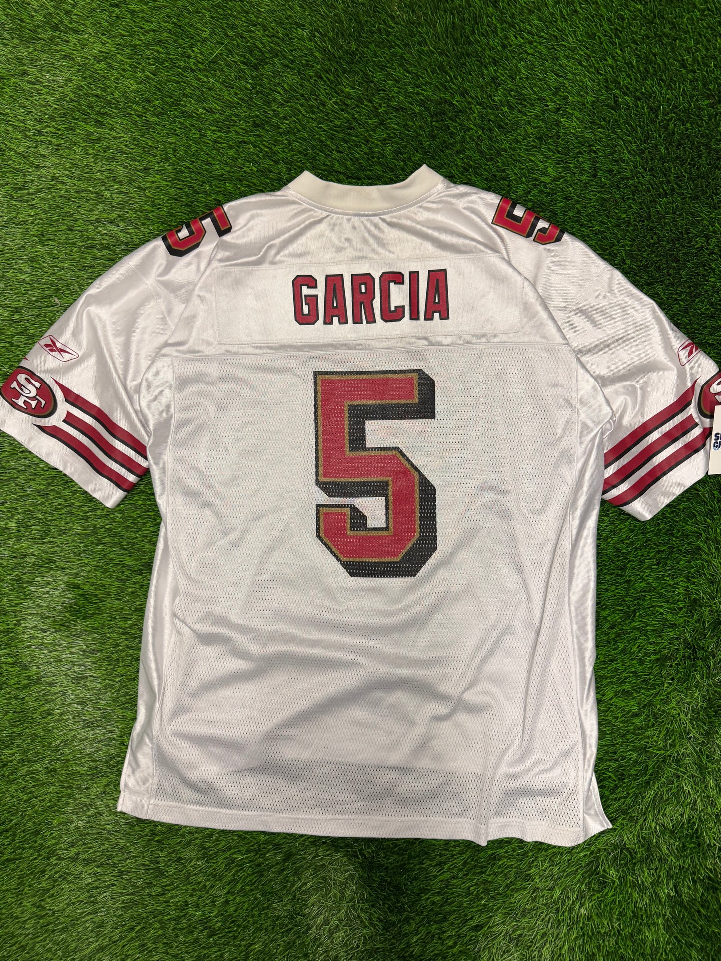 San Francisco 49ers Jeff Garcia #5 Reebok Jersey (XL)