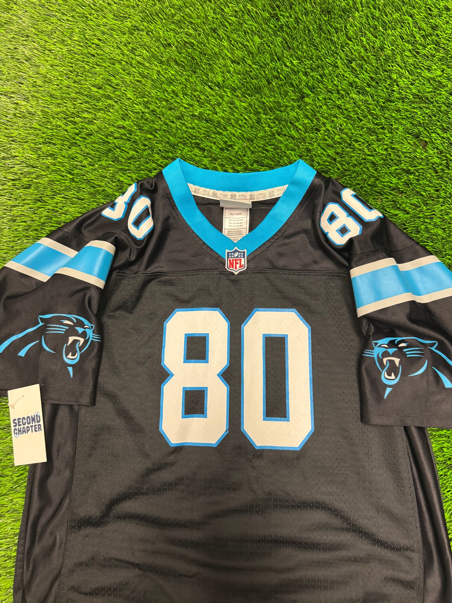 Carolina Panthers Ian Thomas #80 Pro Line Jersey (Youth XL)