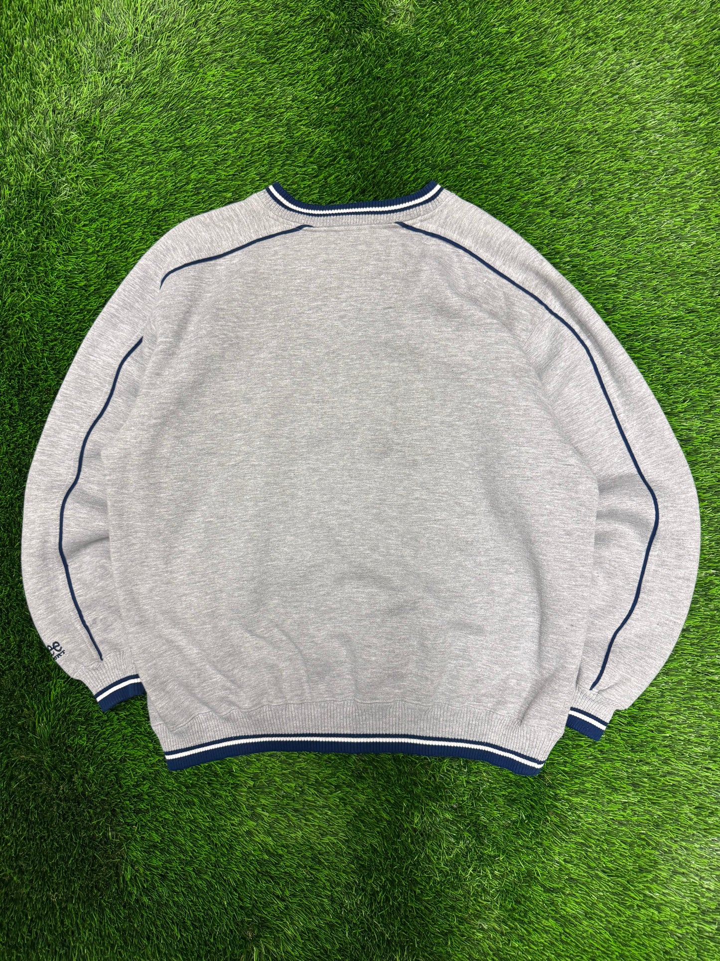 00s University of North Carolina UNC Tar Heels Embroidered Vintage Lee Crewneck (L)