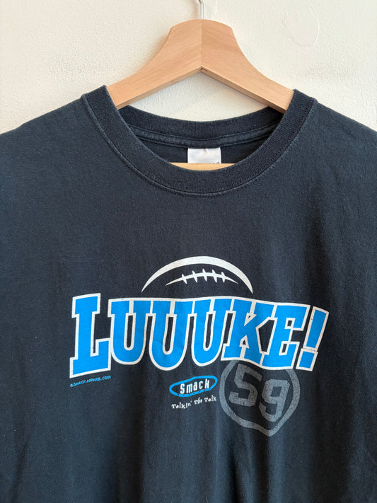 2010s Carolina Panthers Luke Kuechly “Luuuke!” Smack Talkin’ Tee (L)
