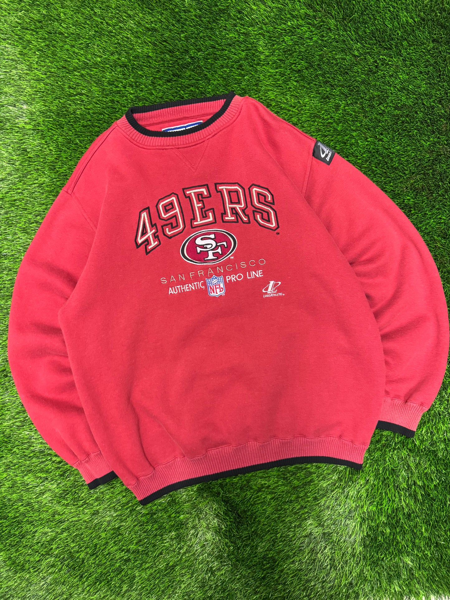 90s San Francisco 49ers Pro Line Maroon Crewneck (XL)