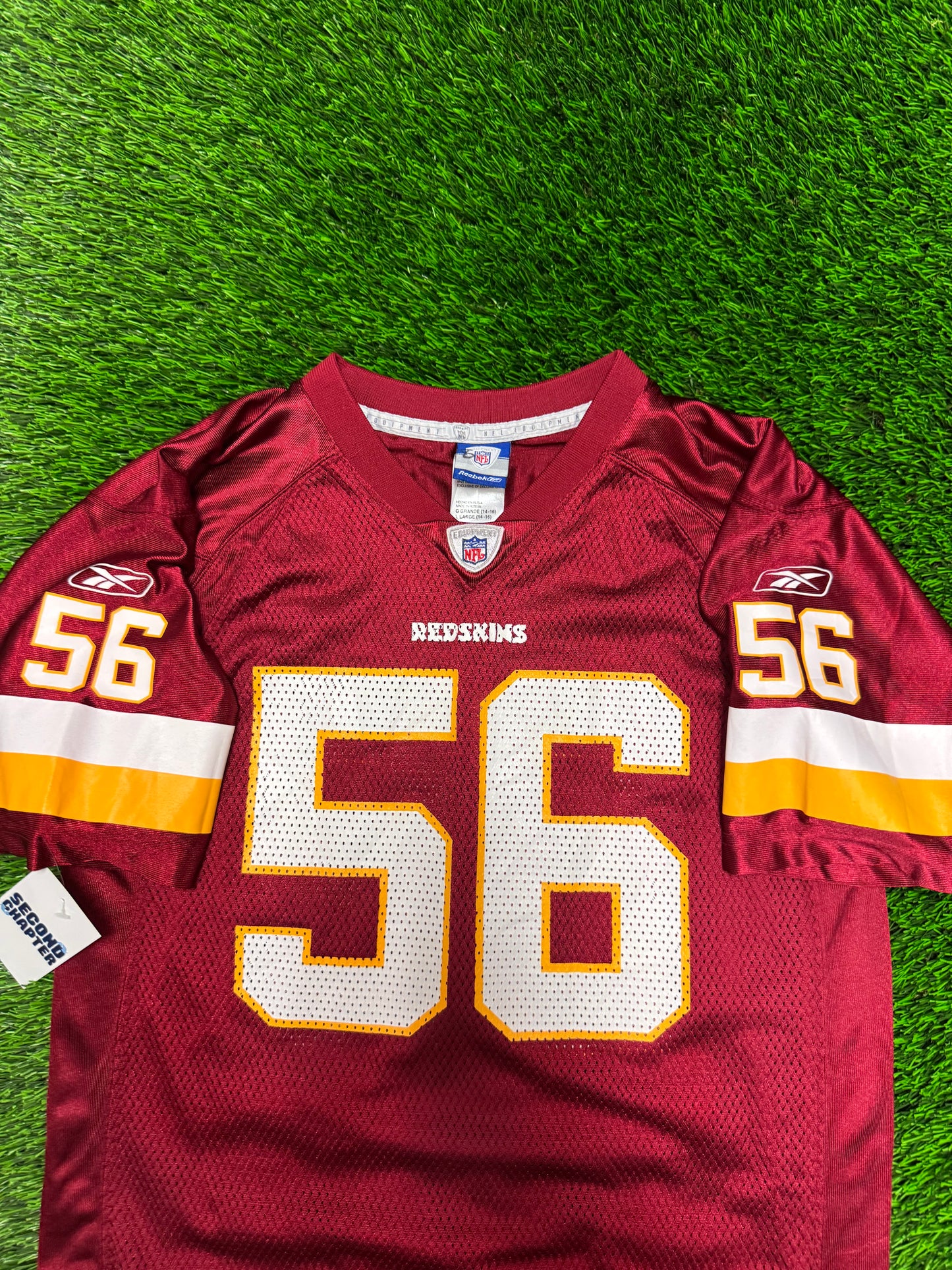 Washington Redskins LaVar Arrington #56 Reebok Jersey (Youth L)