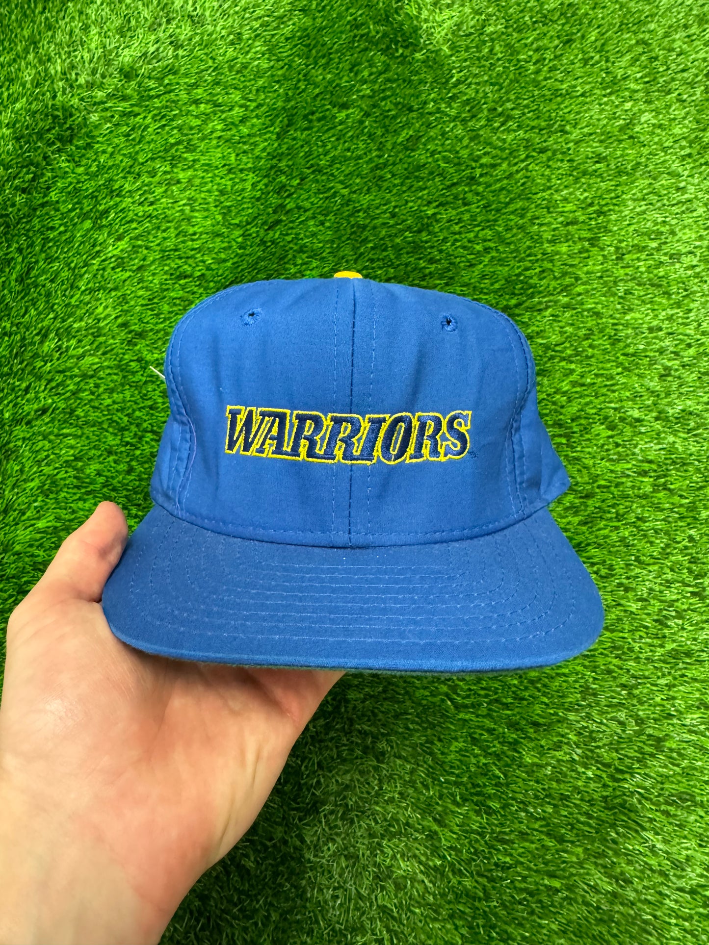 90s Golden State Warriors Spell Out Vintage NBA Snapback Hat (OS)