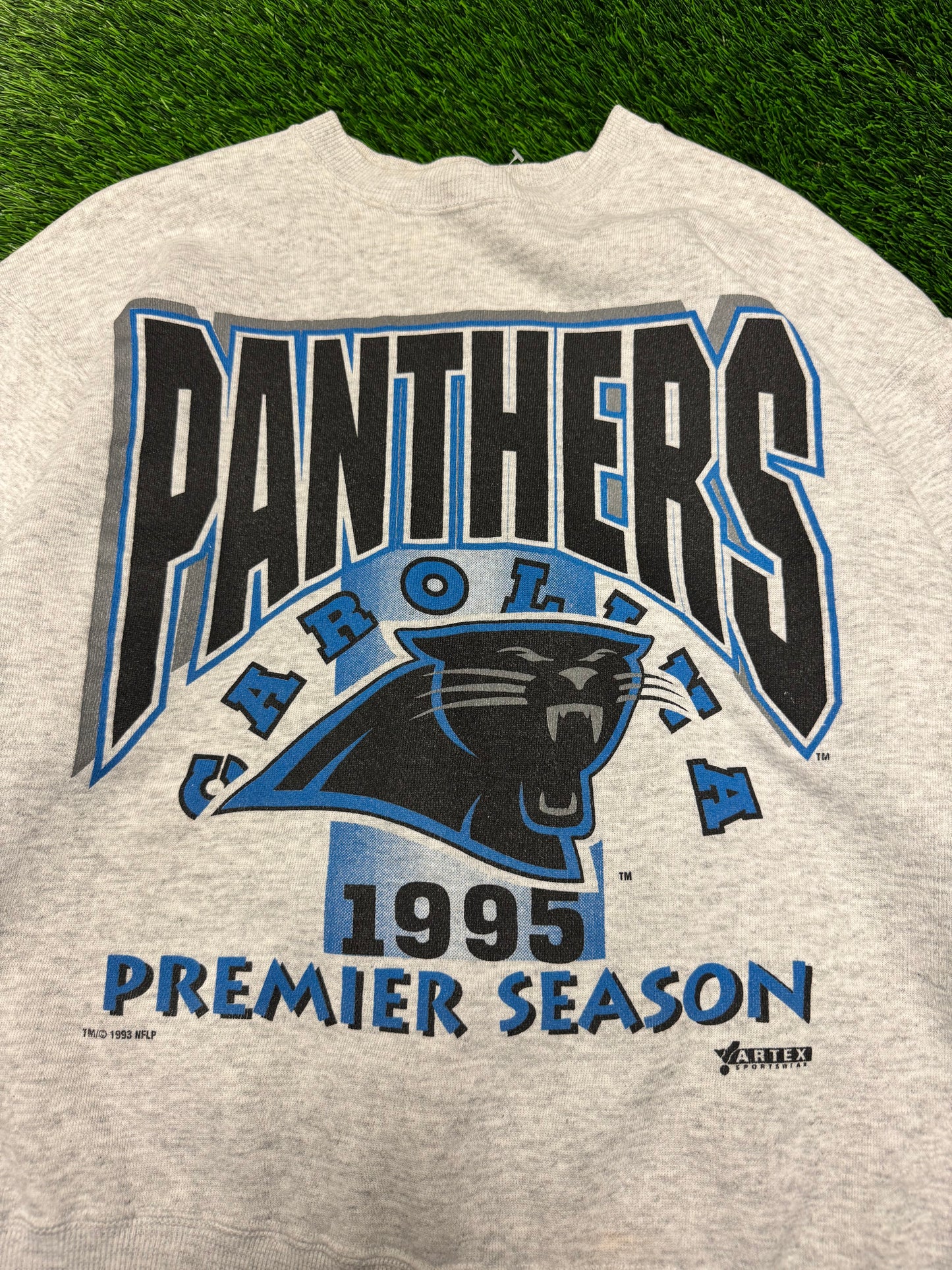 1995 Carolina Panthers Premier Season Crewneck (L)