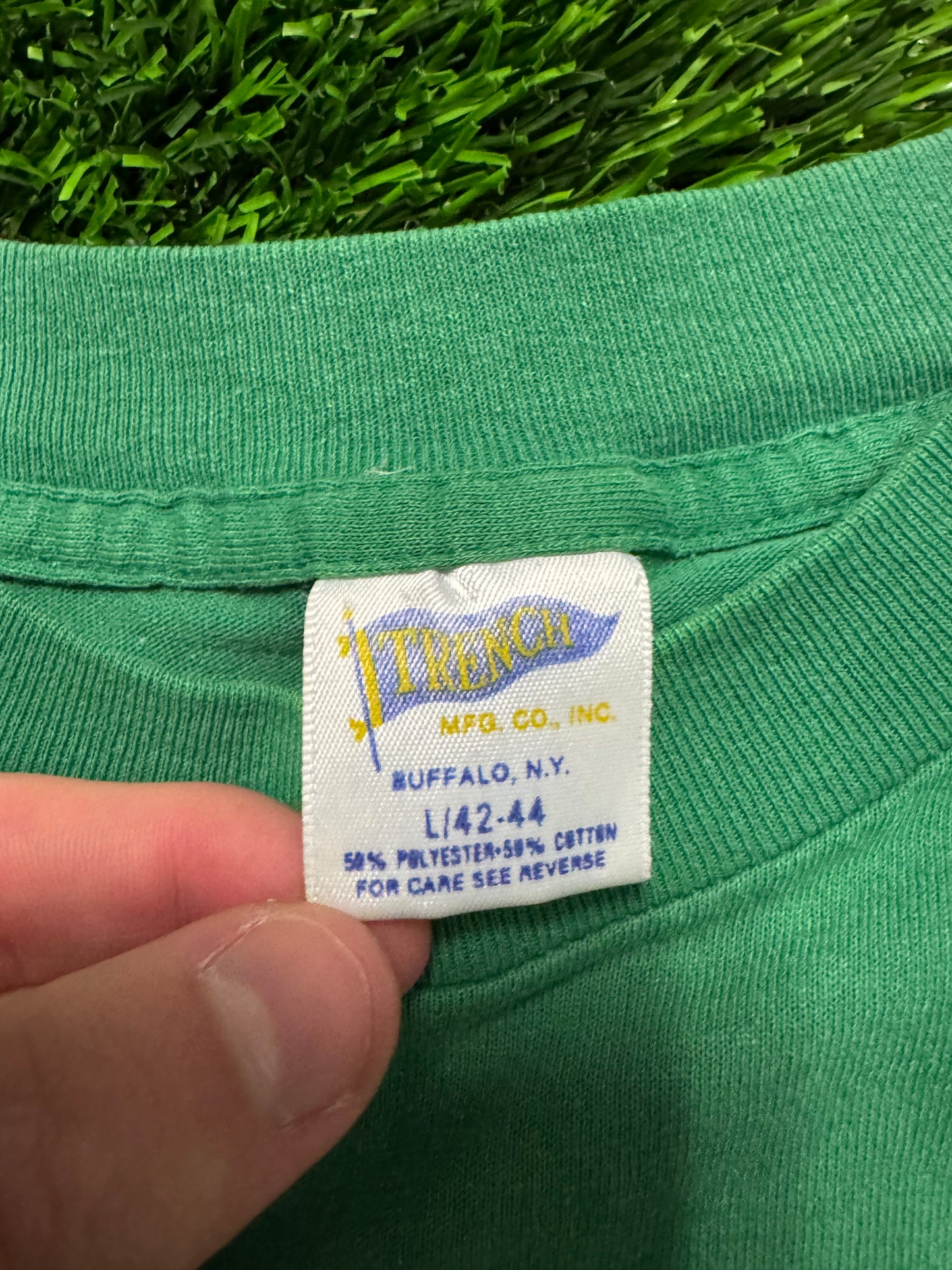 90s Boston Celtics Spell Out Green Vintage Tee (L)