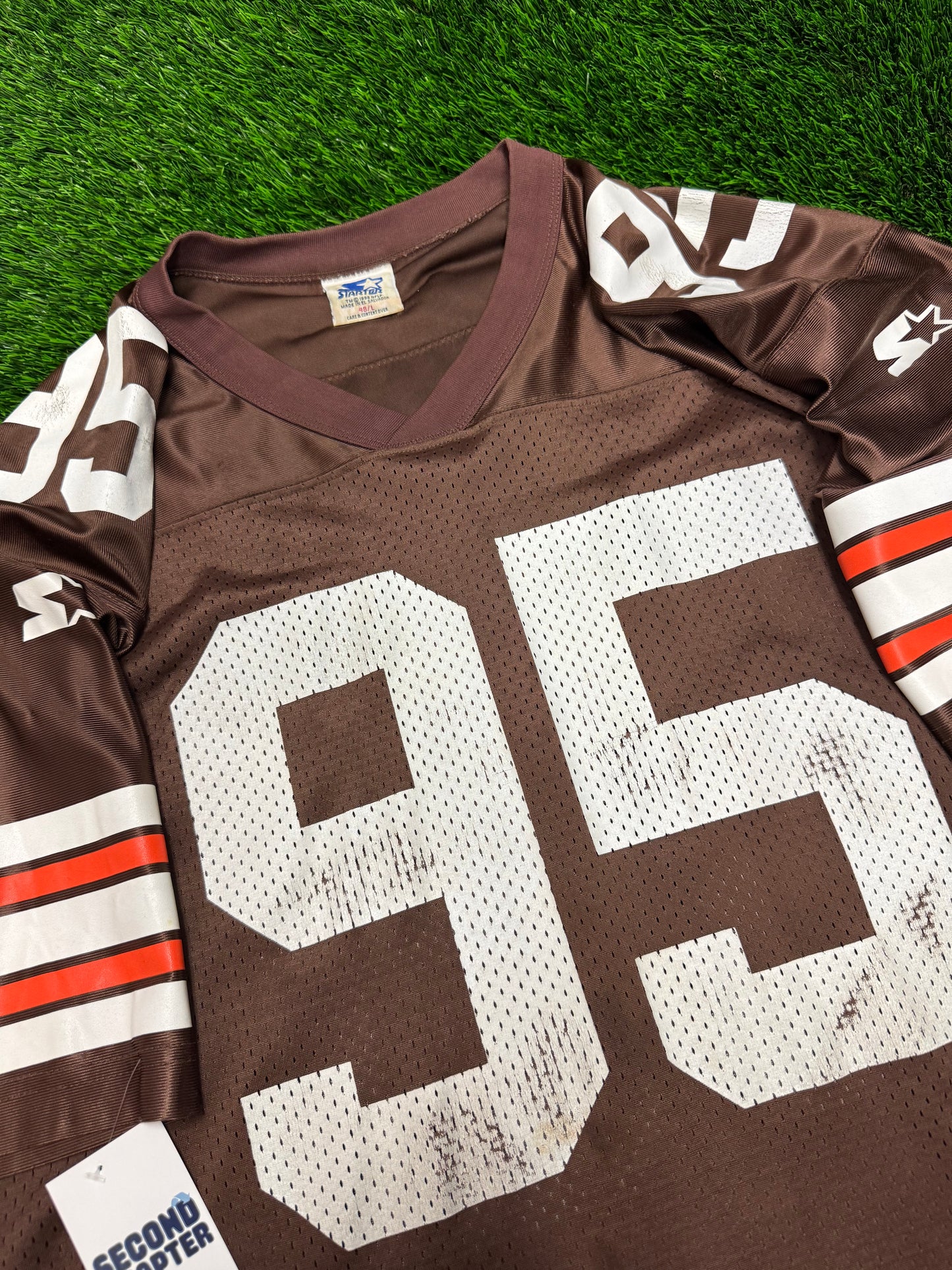 1998 Cleveland Browns Jamir Miller #95 Starter Jersey (L)