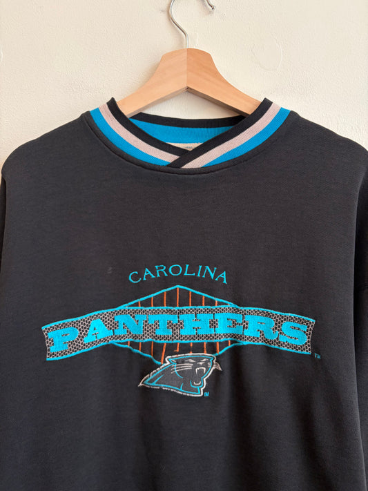 90s Carolina Panthers Starter Embroidered Crewneck (L)