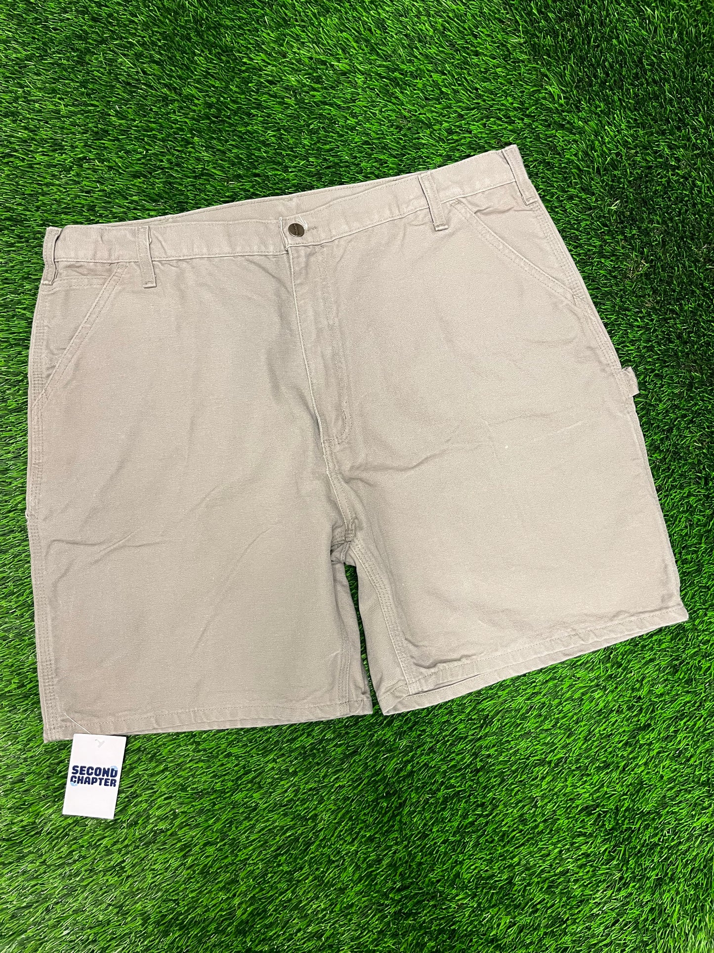 2007 Carhartt Beige Workwear Carpenter Shorts (42)