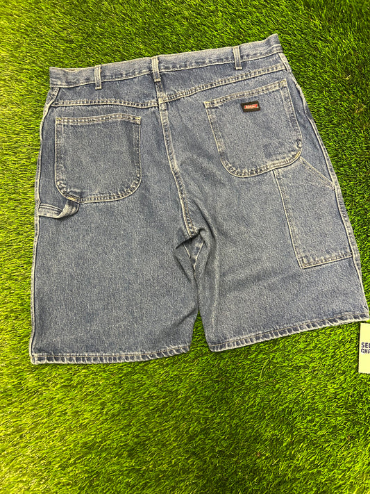 00s Dickies Black Tab Baggy Jean Shorts (40)