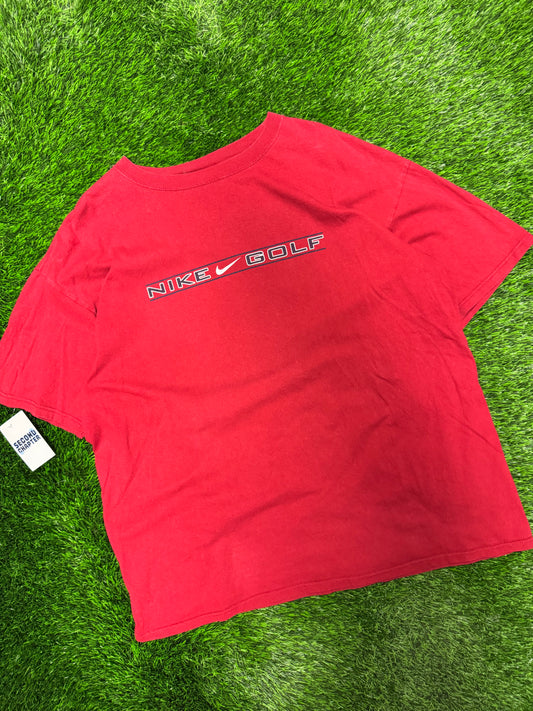 00s Nike Golf Spell Out Essential Tee (XXL)