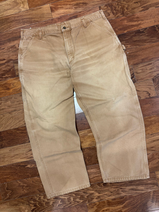 2014 Carhartt Faded Tan Carpenter Pants (42 x 30)