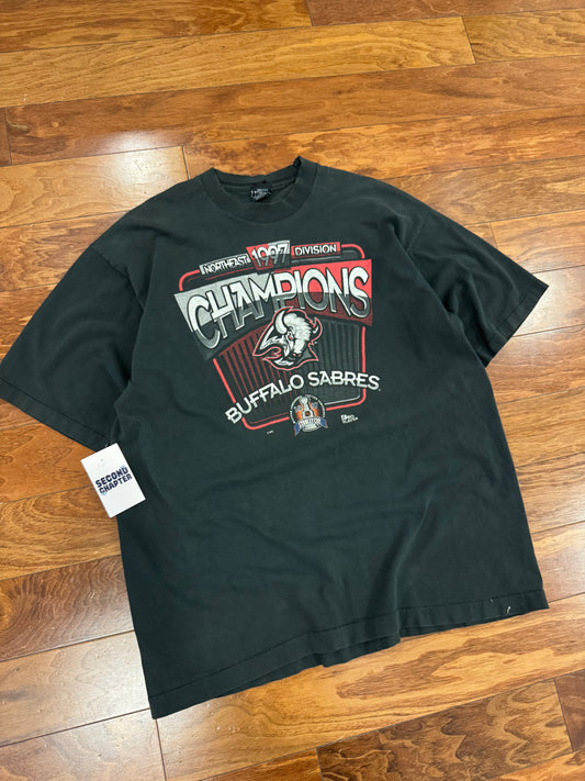 1997 Buffalo Sabres Stanley Cup Champs NHL Tee (XL)