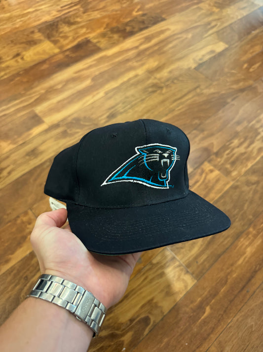 90s Carolina Panthers Black Logo Deadstock Hat (OS)