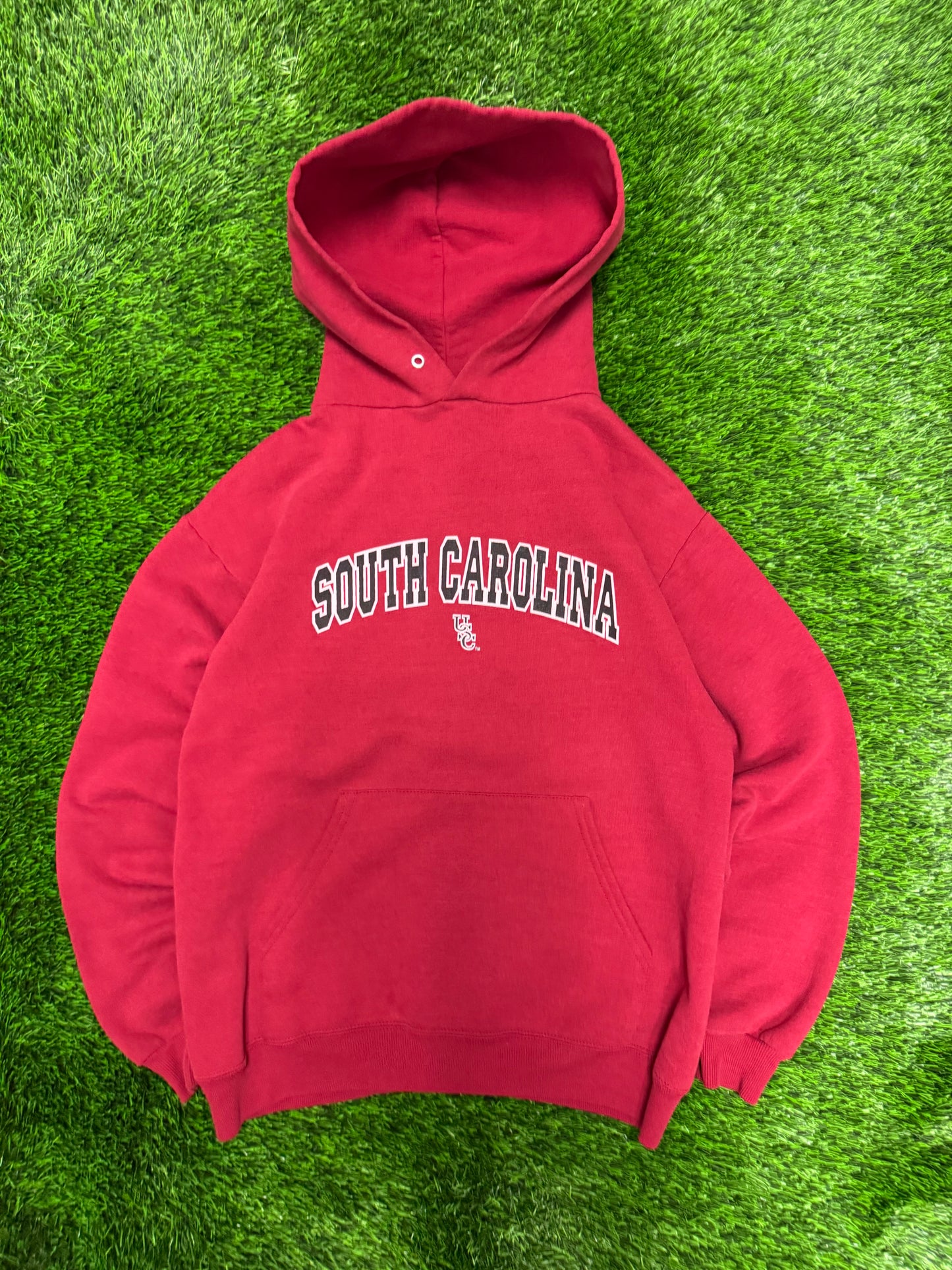 00s University Of South Carolina (USC) Gamecocks Spell Out Vintage Hoodie (M)