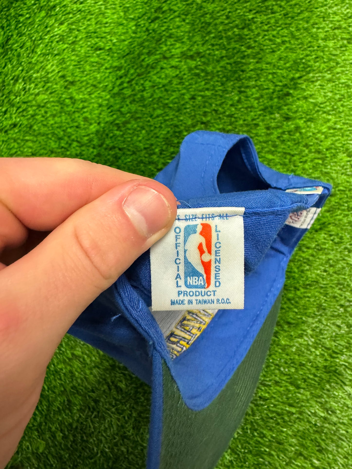 90s Golden State Warriors Spell Out Vintage NBA Snapback Hat (OS)