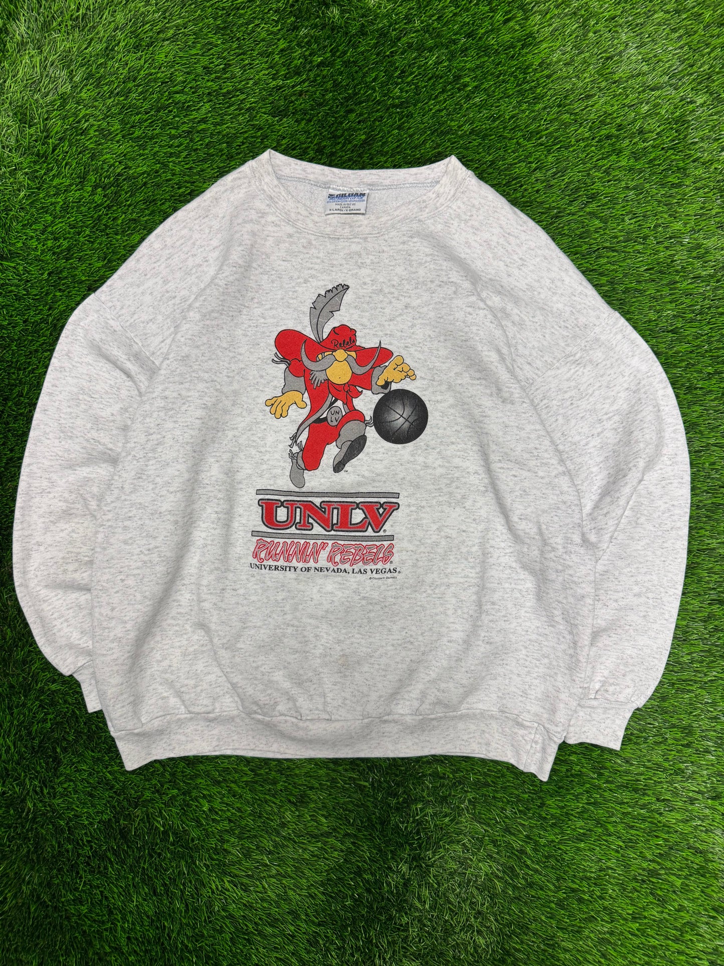 90s University Of Nevada Las Vegas (UNLV) Vintage Graphic Crewneck (XL)