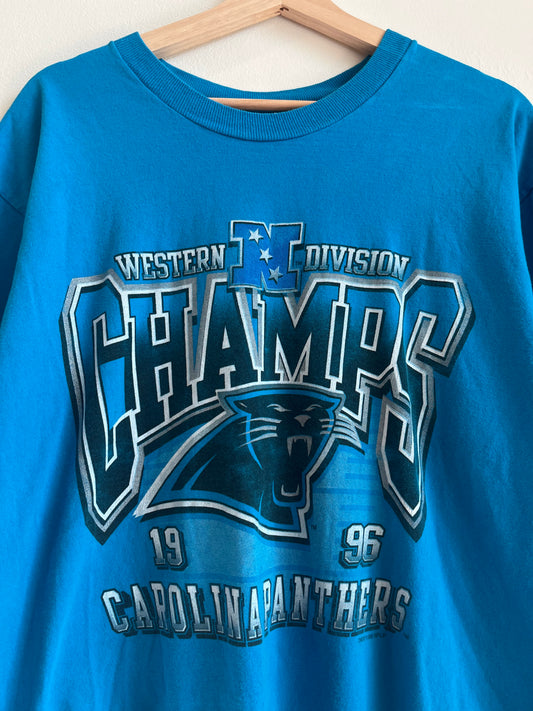 1996 Carolina Panthers Western Division Champs Tee (L)