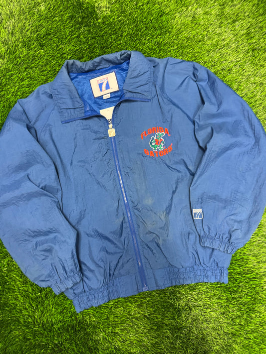 90s University of Florida (UF) Gators Logo 7 Windbreaker (XL)