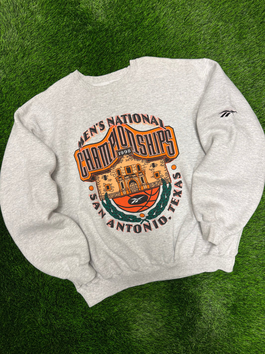1998 Reebok Men's National Championships Texas Heavy Weight Vintage Crewneck (XXL)