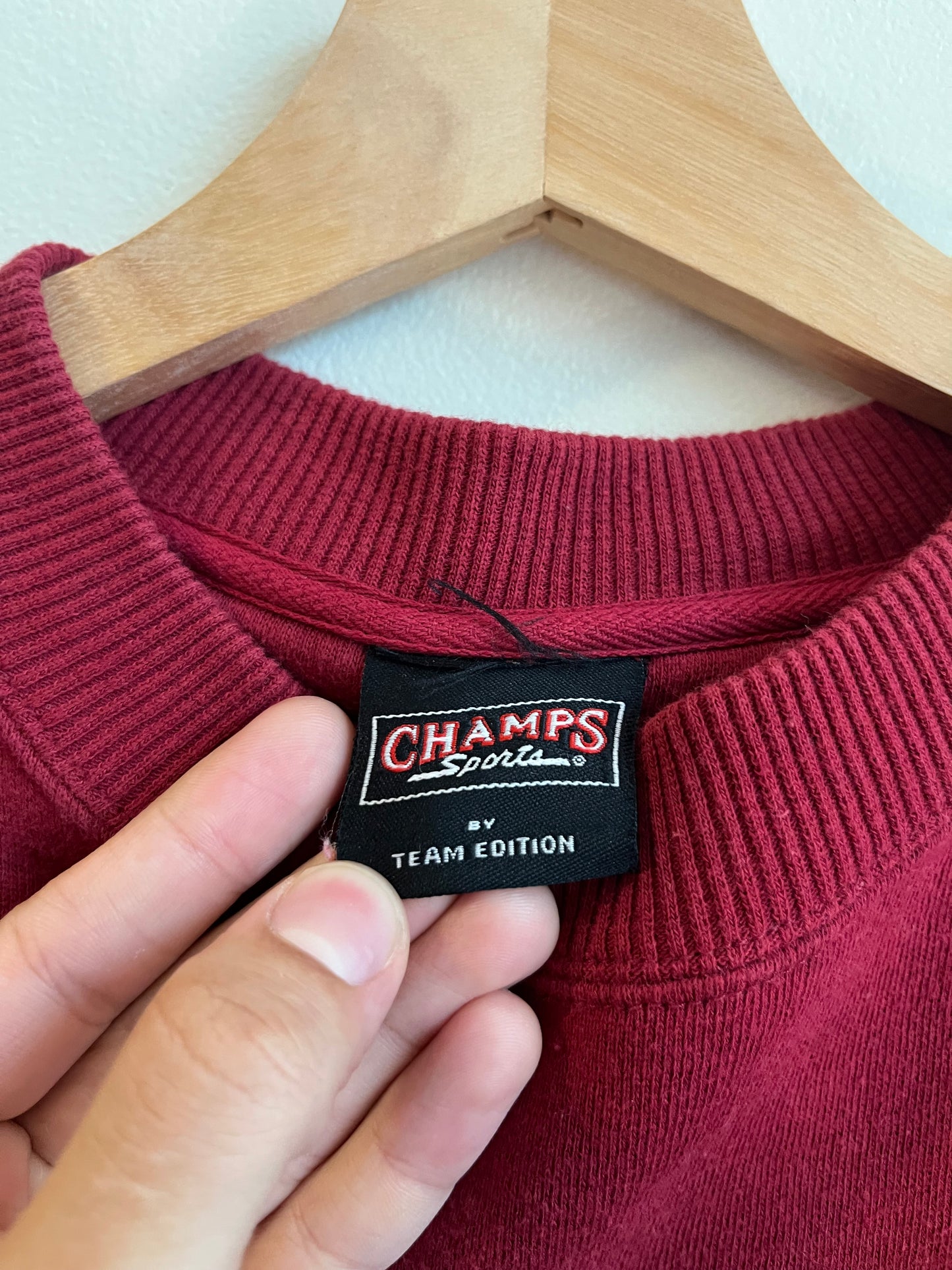90s USC South Carolina Gamecocks Champs Embroidered Crewneck (L)