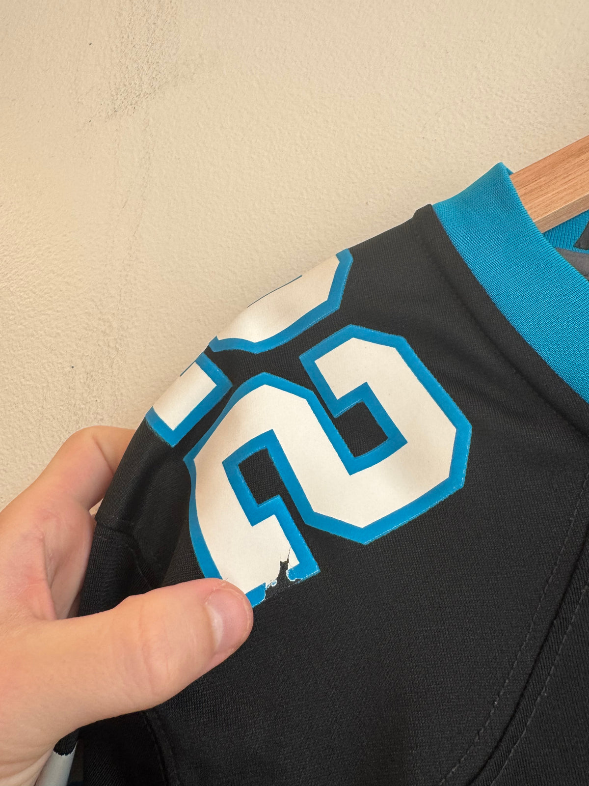 2010s Carolina Panthers Christian McCaffery Nike Home Jersey (M)