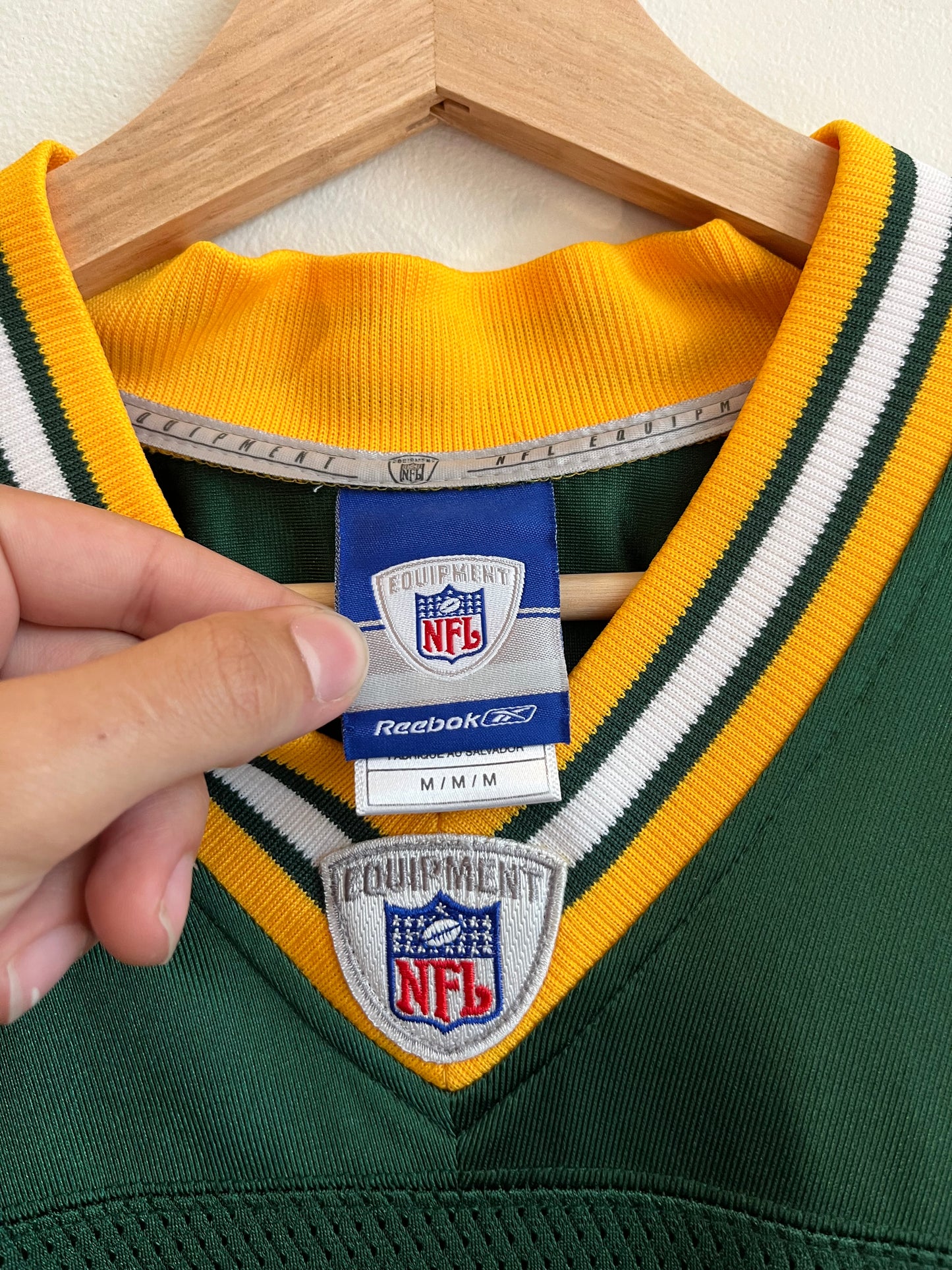 1999 Reebok Green Bay Packers Brett Favre Starter Jersey (M)