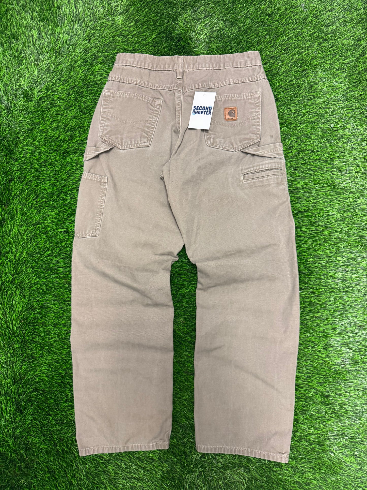 2008 Vintage Carhartt Cement Workwear Carpenter Pants (30 x 30)