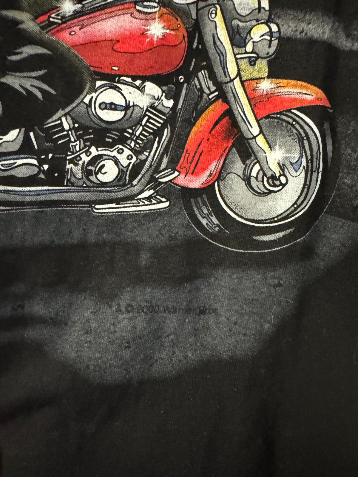 2000 Harley Davidson “Street Tough" Taz Looney Tee (L)