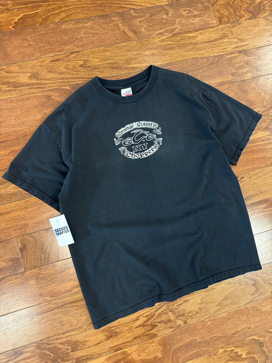 00s Orange County Choppers NY Pug Graphic Tee (XL)