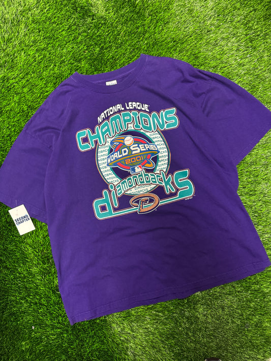 2001 Arizona Diamondbacks Vintage MLB World Series Tee (XXL)