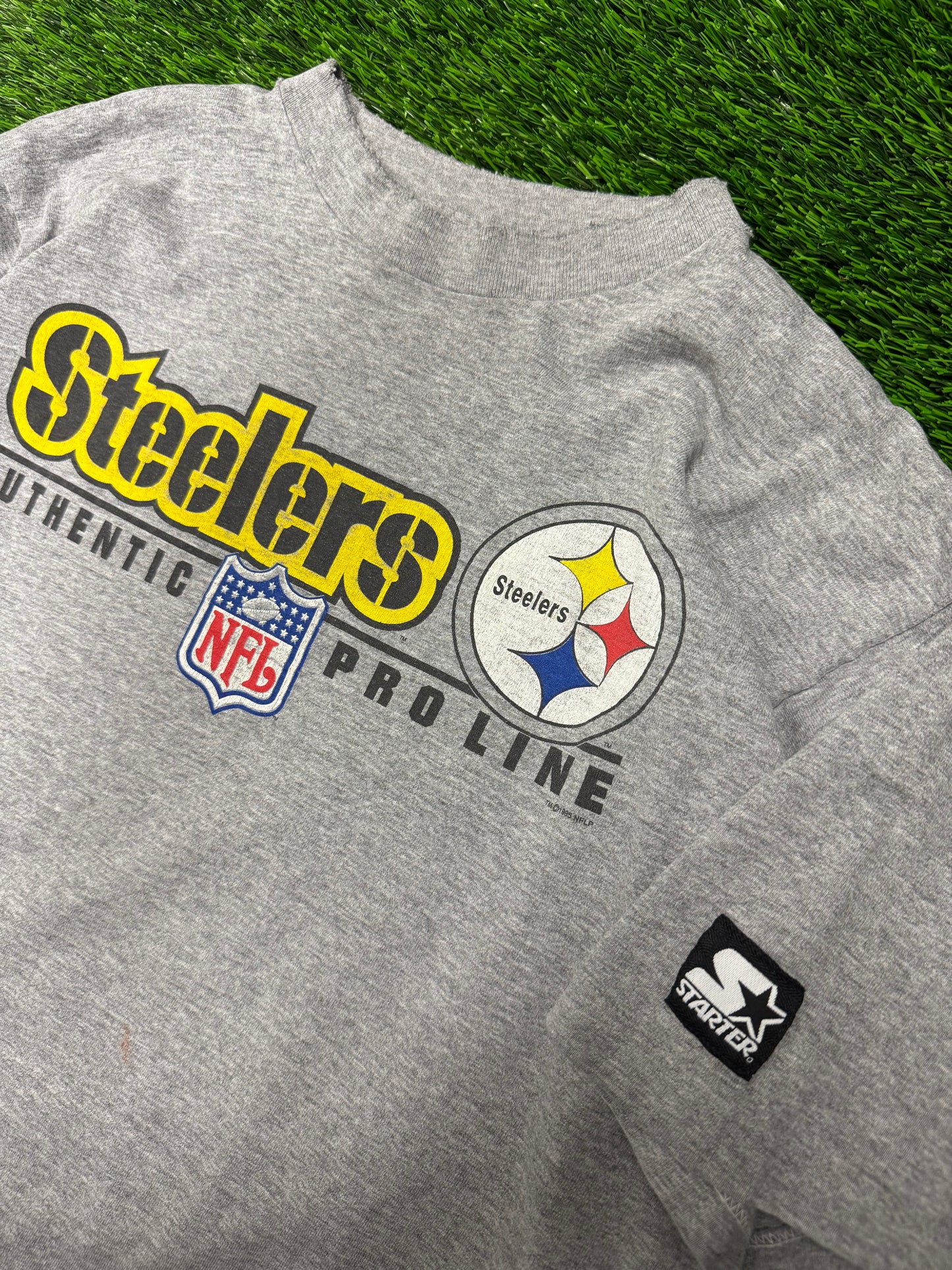 1996 Pittsburgh Steelers Starter Boxy Tee (XL)