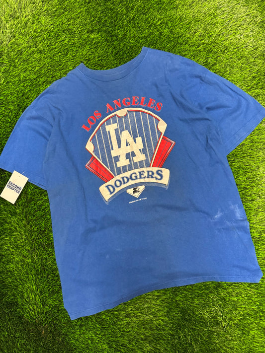 1992 Los Angeles Dodgers Starter Vintage MLB Tee (XL)