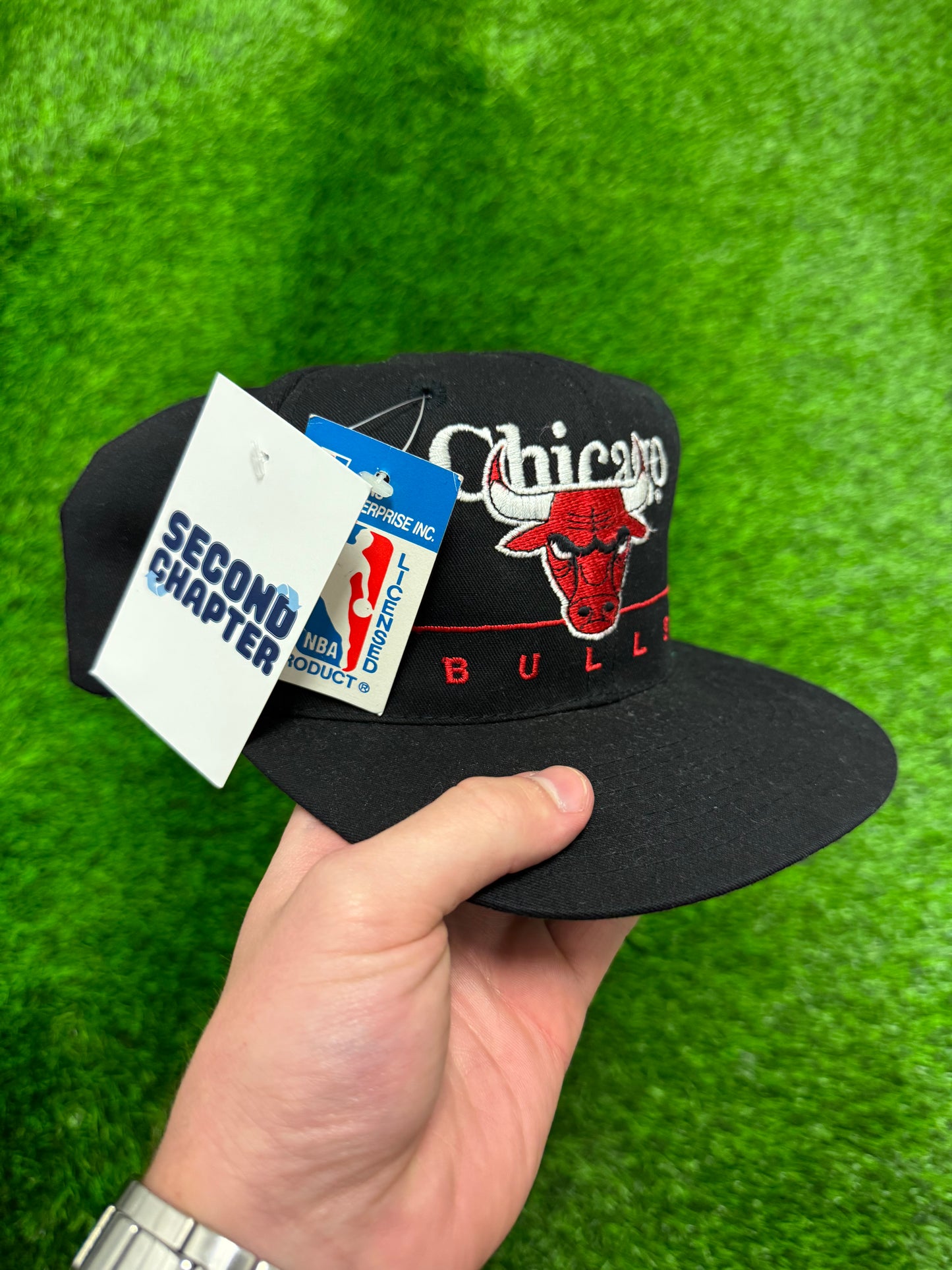 90s Chicago Bulls Twins Deadstock Snapback Hat (OS)